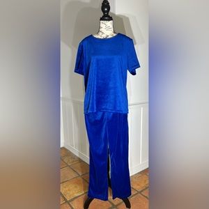 Blair Velour Shirt and Pant Set